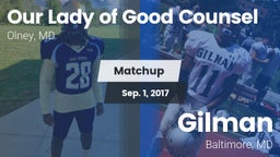 Matchup: Our Lady of Good Cou vs. Gilman  2017