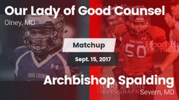 Matchup: Our Lady of Good Cou vs. Archbishop Spalding  2017