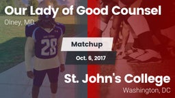 Matchup: Our Lady of Good Cou vs. St. John's College  2017