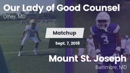 Matchup: Our Lady of Good Cou vs. Mount St. Joseph  2018