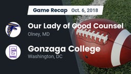 Recap: Our Lady of Good Counsel  vs. Gonzaga College  2018