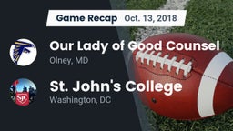Recap: Our Lady of Good Counsel  vs. St. John's College  2018