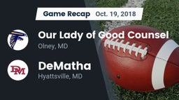 Recap: Our Lady of Good Counsel  vs. DeMatha  2018