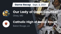 Recap: Our Lady of Good Counsel  vs. Catholic High of Baton Rouge 2021