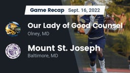 Recap: Our Lady of Good Counsel  vs. Mount St. Joseph  2022