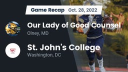 Recap: Our Lady of Good Counsel  vs. St. John's College  2022