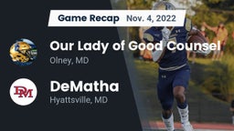 Recap: Our Lady of Good Counsel  vs. DeMatha  2022