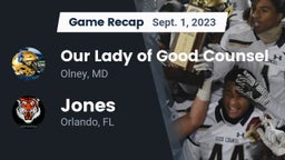 Recap: Our Lady of Good Counsel  vs. Jones  2023