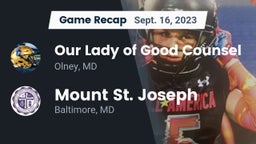 Recap: Our Lady of Good Counsel  vs. Mount St. Joseph  2023