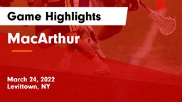 MacArthur  Game Highlights - March 24, 2022