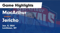 MacArthur  vs Jericho  Game Highlights - Jan. 8, 2024