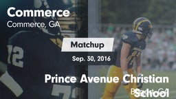 Matchup: Commerce vs. Prince Avenue Christian School 2016