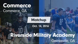 Matchup: Commerce vs. Riverside Military Academy  2016