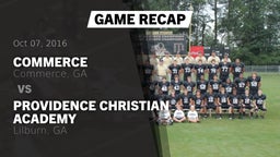 Recap: Commerce  vs. Providence Christian Academy  2016