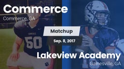 Matchup: Commerce vs. Lakeview Academy  2017