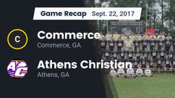 Recap: Commerce  vs. Athens Christian  2017