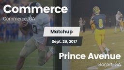 Matchup: Commerce vs. Prince Avenue  2017