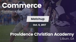 Matchup: Commerce vs. Providence Christian Academy  2017