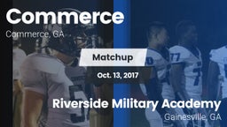 Matchup: Commerce vs. Riverside Military Academy  2017