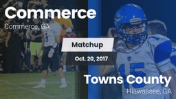 Matchup: Commerce vs. Towns County  2017