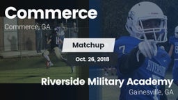 Matchup: Commerce vs. Riverside Military Academy  2018