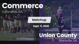 Matchup: Commerce vs. Union County  2020