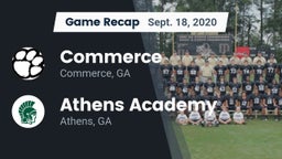 Recap: Commerce  vs. Athens Academy 2020