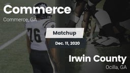Matchup: Commerce vs. Irwin County  2020