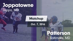 Matchup: Joppatowne vs. Patterson  2016