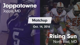 Matchup: Joppatowne vs. Rising Sun  2016