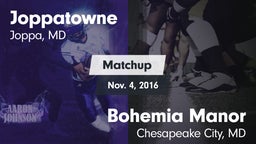 Matchup: Joppatowne vs. Bohemia Manor  2016