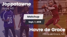 Matchup: Joppatowne vs. Havre de Grace  2018