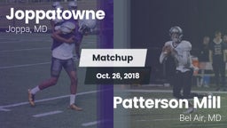 Matchup: Joppatowne vs. Patterson Mill  2018