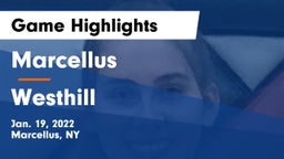 Marcellus  vs Westhill Game Highlights - Jan. 19, 2022