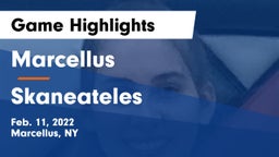 Marcellus  vs Skaneateles  Game Highlights - Feb. 11, 2022