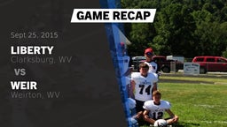 Recap: Liberty  vs. Weir  2015