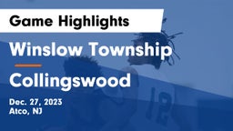 Winslow Township  vs Collingswood  Game Highlights - Dec. 27, 2023