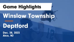 Winslow Township  vs Deptford  Game Highlights - Dec. 28, 2023