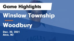 Winslow Township  vs Woodbury  Game Highlights - Dec. 20, 2021