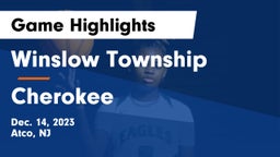 Winslow Township  vs Cherokee  Game Highlights - Dec. 14, 2023
