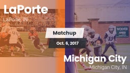 Matchup: LaPorte  vs. Michigan City  2017