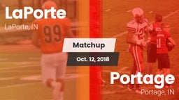 Matchup: LaPorte  vs. Portage  2018