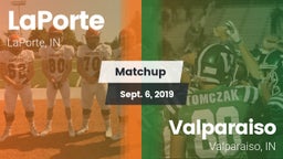 Matchup: LaPorte  vs. Valparaiso  2019