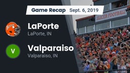 Recap: LaPorte  vs. Valparaiso  2019