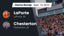 Recap: LaPorte  vs. Chesterton  2019