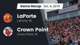 Recap: LaPorte  vs. Crown Point  2019