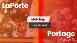 Matchup: LaPorte  vs. Portage  2019