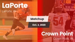 Matchup: LaPorte  vs. Crown Point  2020