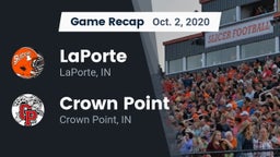 Recap: LaPorte  vs. Crown Point  2020