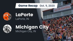 Recap: LaPorte  vs. Michigan City  2020